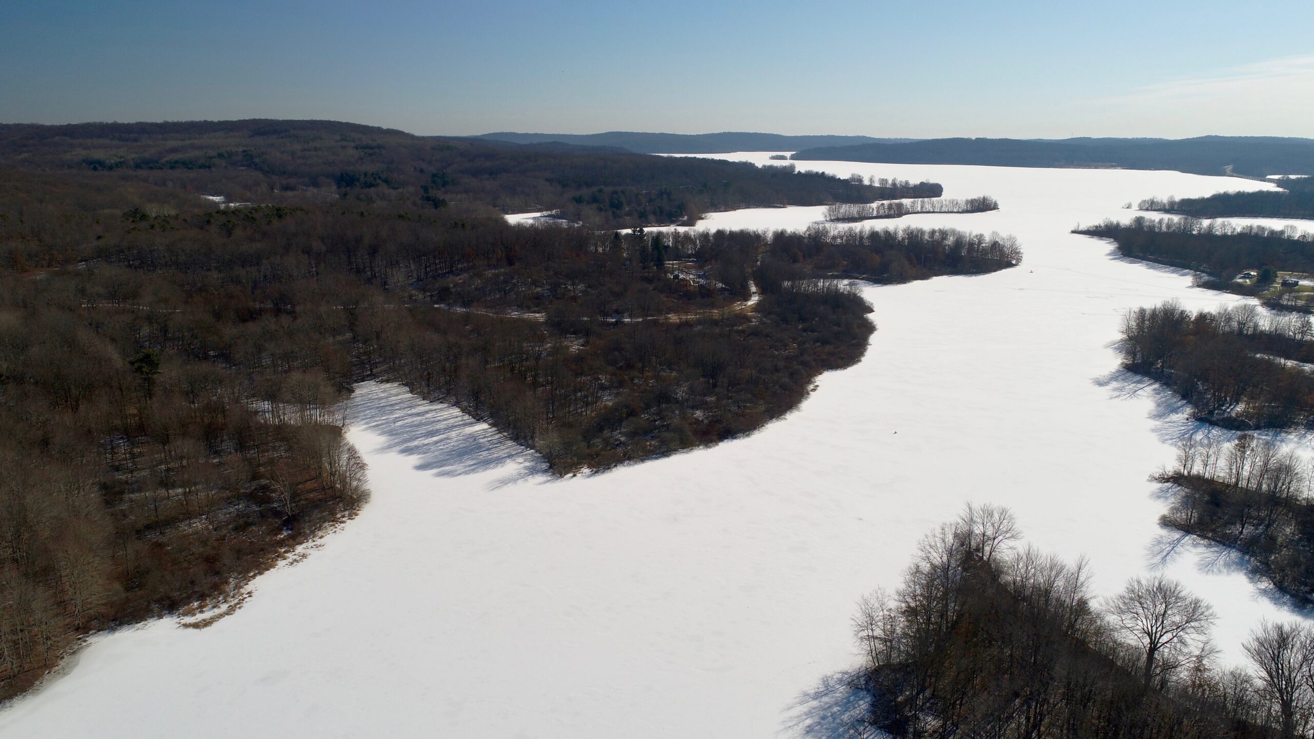 Aerial View of the Western Pennsylvania Glacier