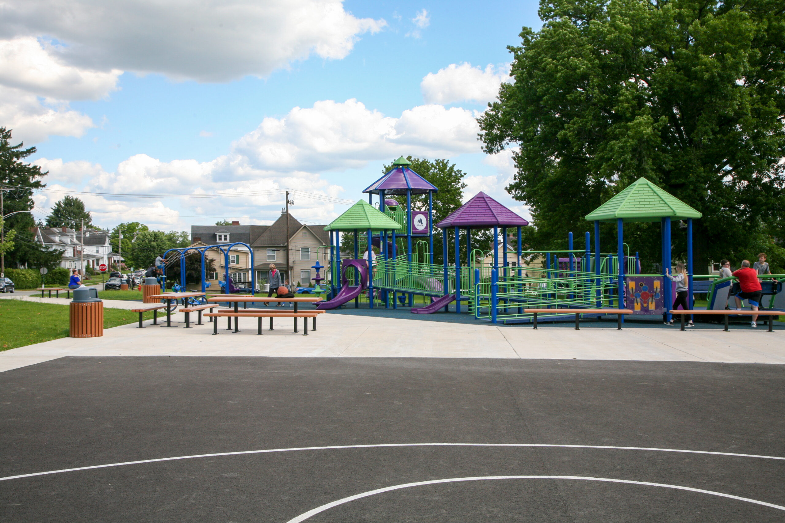 A picture of Greensburg Spring Avenue Park.
