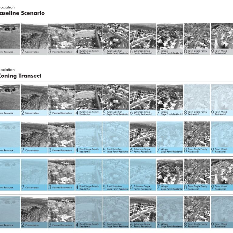 2219_SAPA REGIONAL LANDSCAPE TRANSECTS-8-22-19 A quickview page layout of the zoning transect districts.